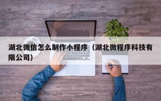 开封湖北微信怎么制作小程序（湖北微程序科技有限公司）